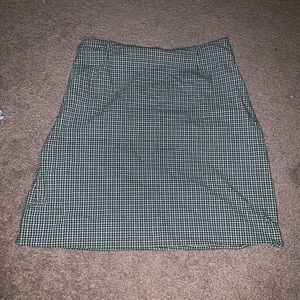 vintage faded glory plaid skirt